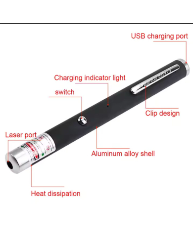 VC-PUNTERO LASER ALTA POTENCIA RECARGABLE
