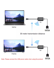 VC-EXTENSOR DE SEÑAL HDMI WIRELESS 30 m