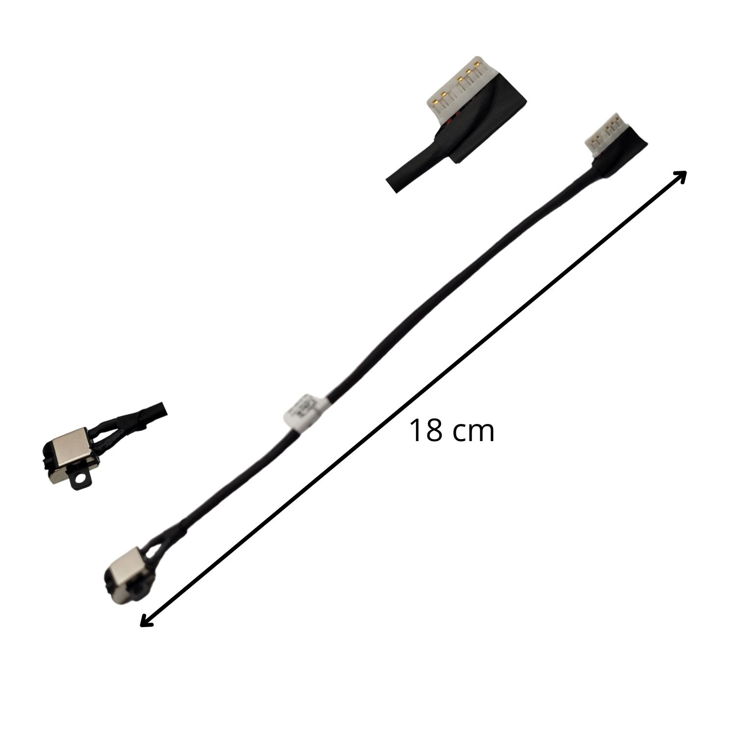 VC-PIN DE CARGA PARA DELL P66F001PLUG 4.5x3.0 15-5567 L-18 cm P/N DC30100YN00