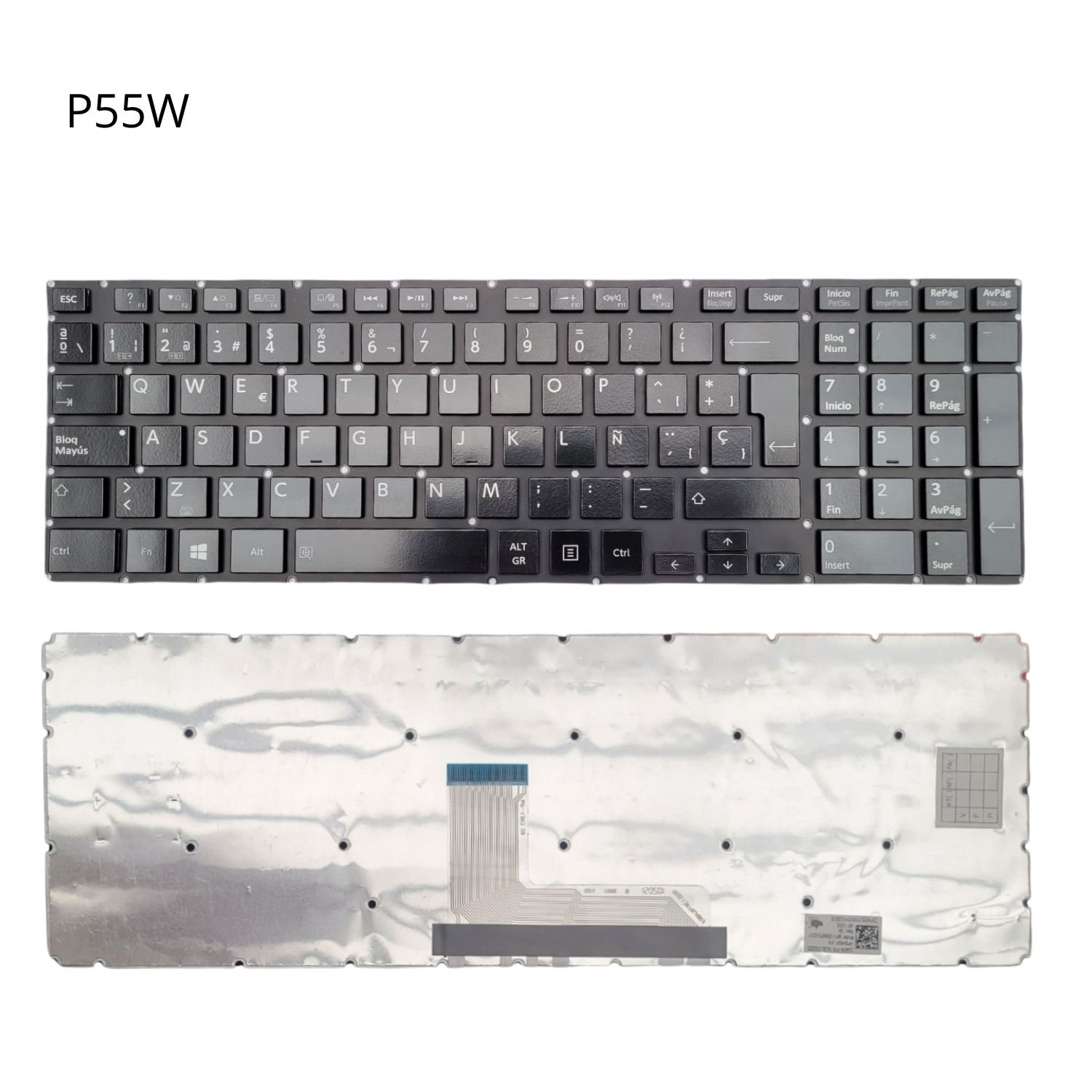 VC-TECLADO PARA TOSHIBA P55W NO FRAME