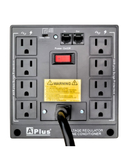 AP-REGULADOR DE VOLTAJE 3000VA 1500W 9-3000N 8 TOMAS