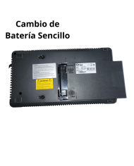 AP-UPS INTERACTIVO 600VA 360W BATERIA 12V 7Ah 9TOMAS 1xRJ45+2xUSB