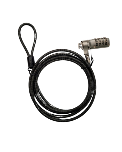 VC-CANDADO PARA LAPTOP DELL CON CLAVE RANURA 3.2 x 4.5 mm L-1.80m