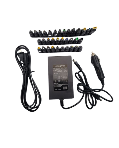 AU-CARGADOR UNIVERSAL 100W 34 PLUG - USB 5V LED
