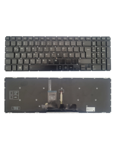 VC-TECLADO PARA TOSHIBA 15 P55W B5112 NO FRAME RETROILUMINADO