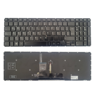 VC-TECLADO PARA TOSHIBA 15 P55W B5112 NO FRAME RETROILUMINADO