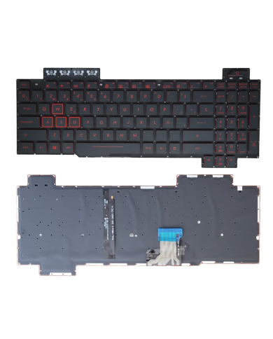 VC-TECLADO PARA ASUS FX504G SMALL ENTER SIN FRAME RETROILUMINADO