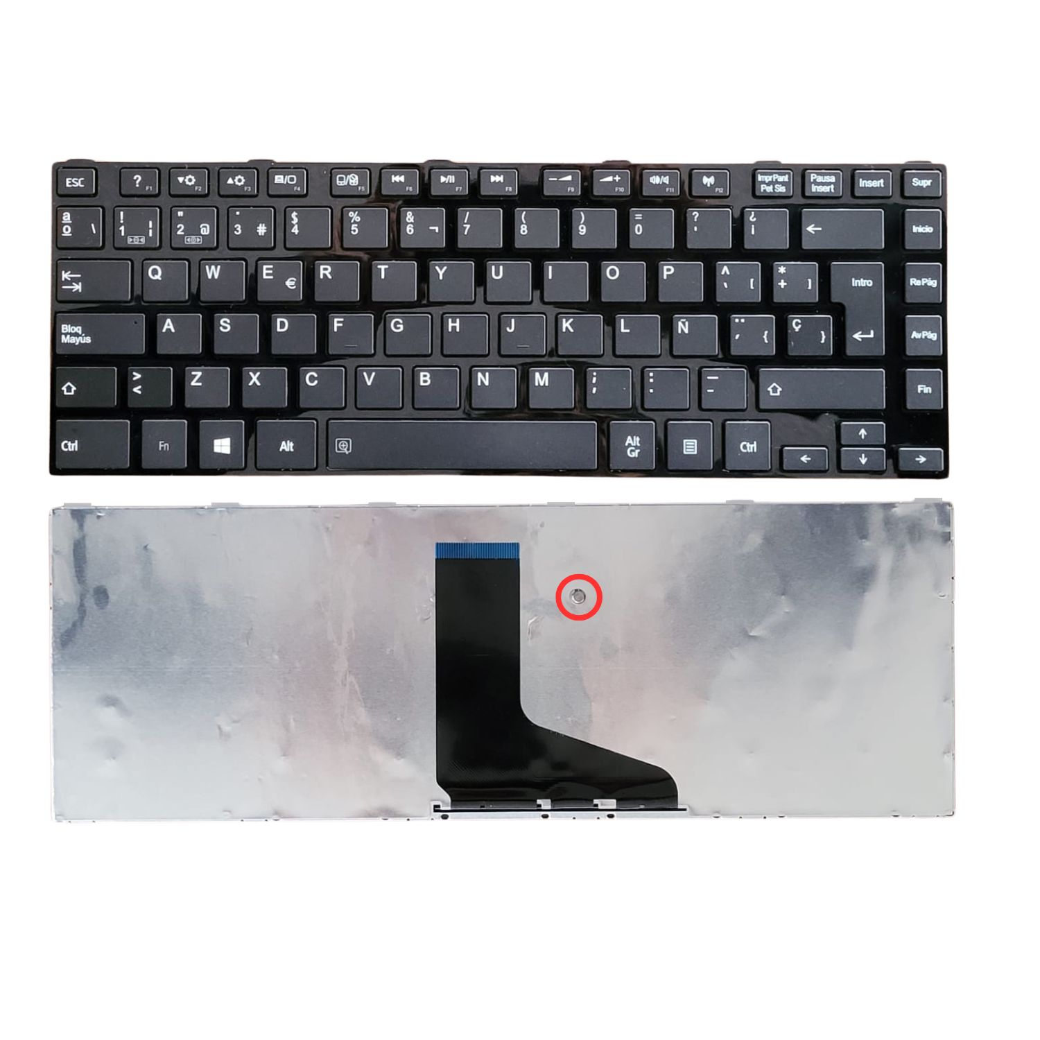 VC-TECLADO PARA TOSHIBA L845-54240 BIG ENTER CON FRAME