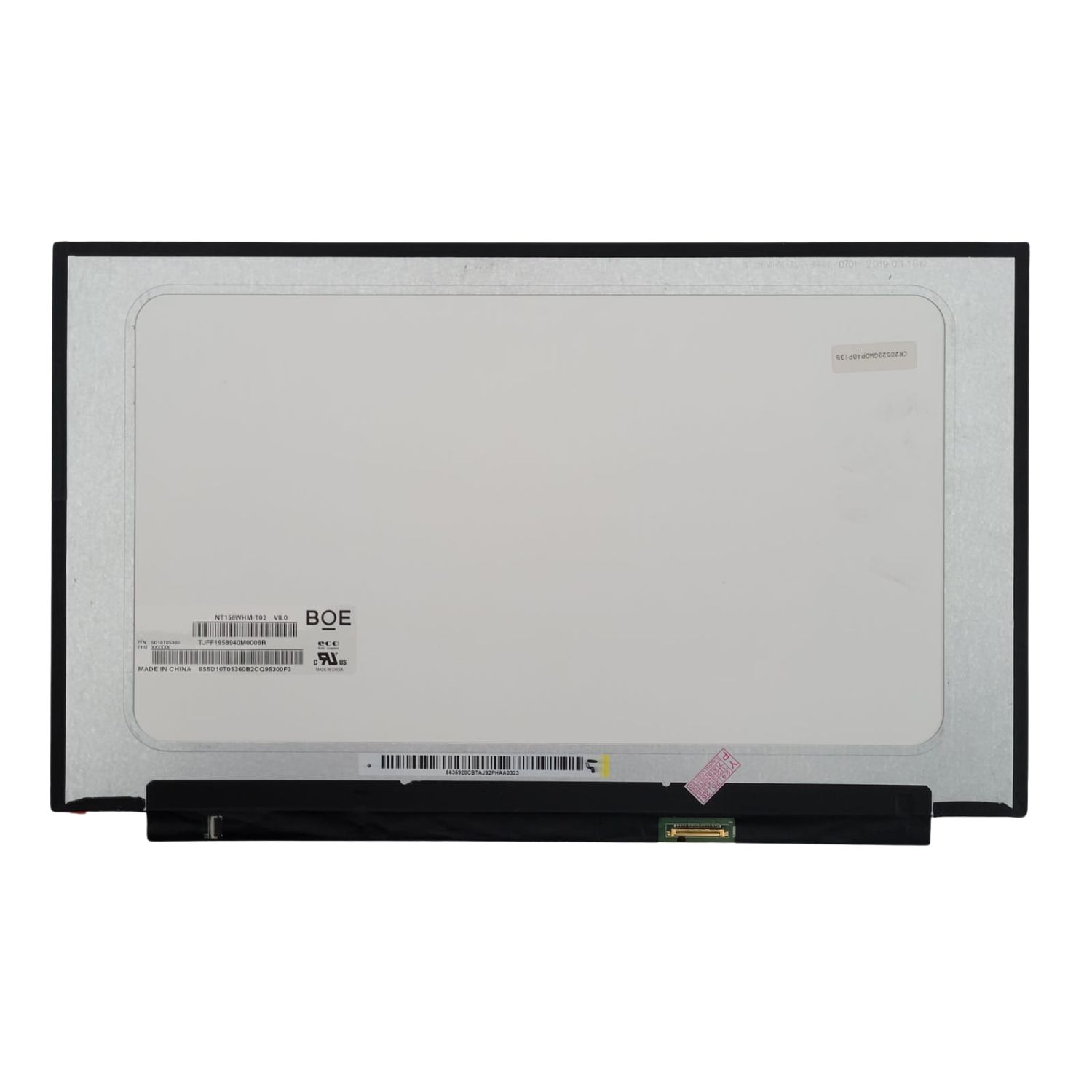 VC-PANTALLA LAPTOP 15.6 LED HD 1366x768 40 PIN 20mm CORTO NO BRACKETS TOUCH NE156WHM-T02