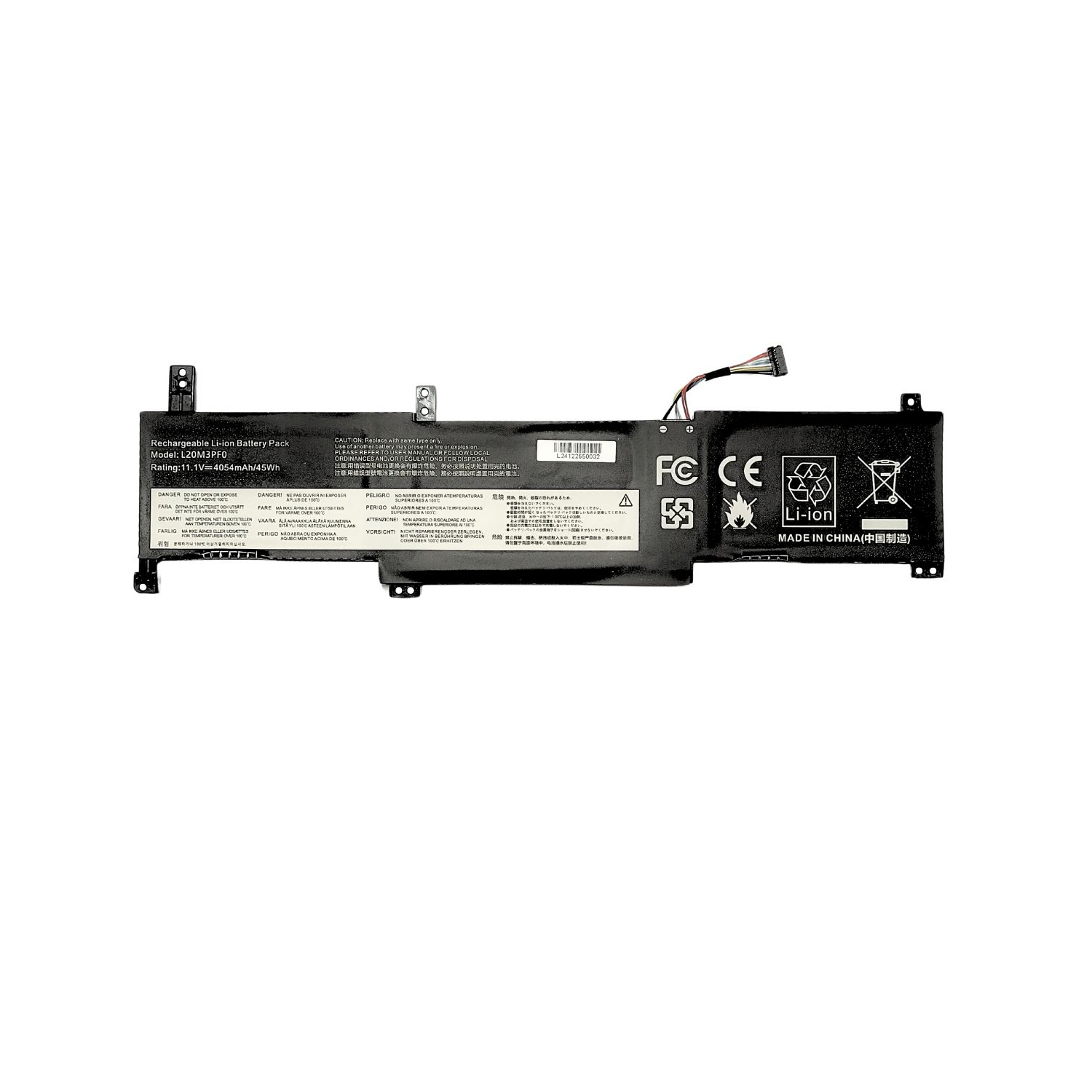 VC-BATERIA PARA LENOVO L20M3PF0 11.1V / 4054mAh / 45Wh