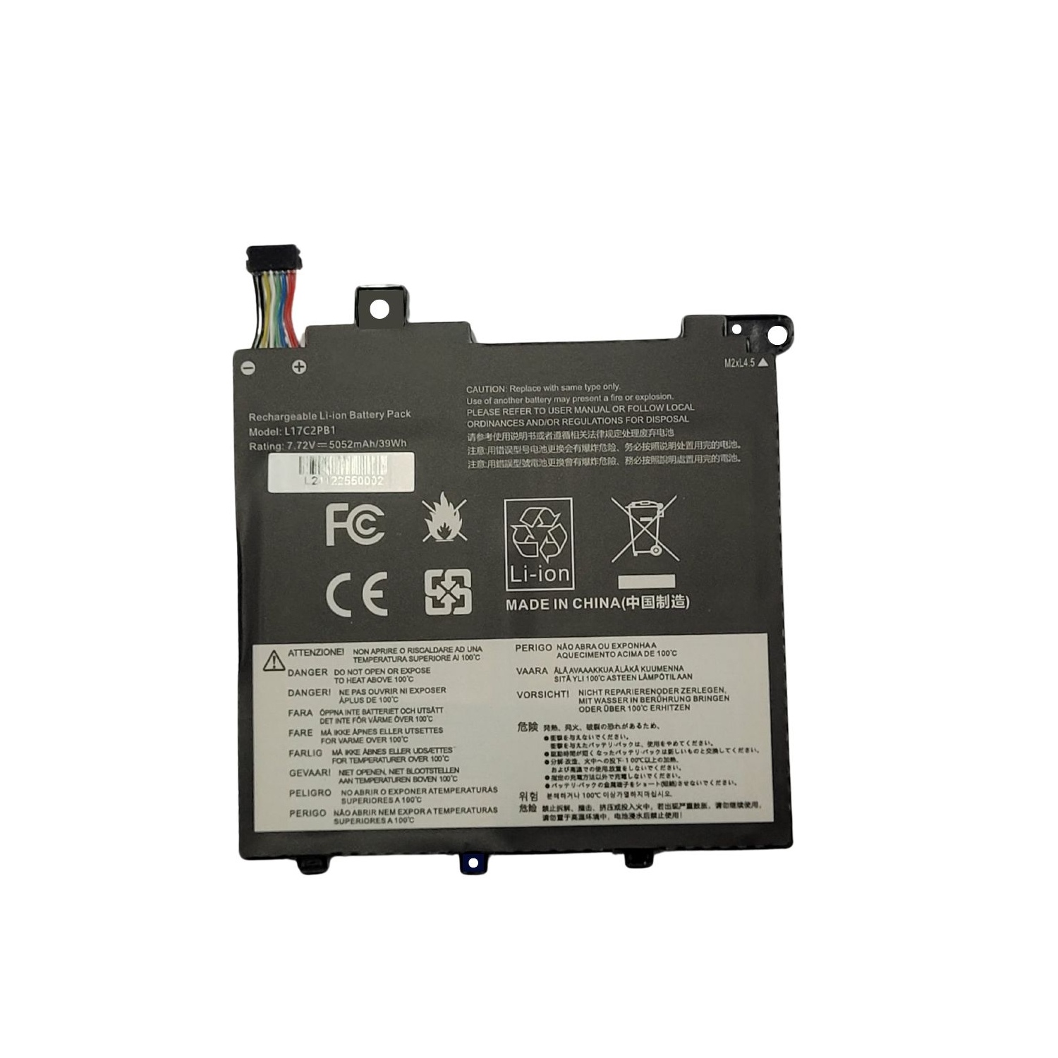 VC-BATERIA PARA LENOVO L17C2PB1 7.72V / 5054mAh / 39Wh