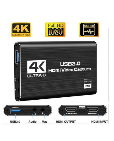 VC-CAPTURADORA DE VIDEO HDMI A USB 3.0 4K