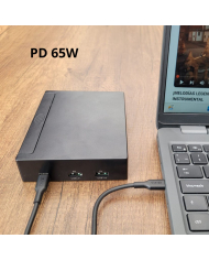 AU-ESTACION DE CARGA 6 PUERTOS 100W  USB C + USB A