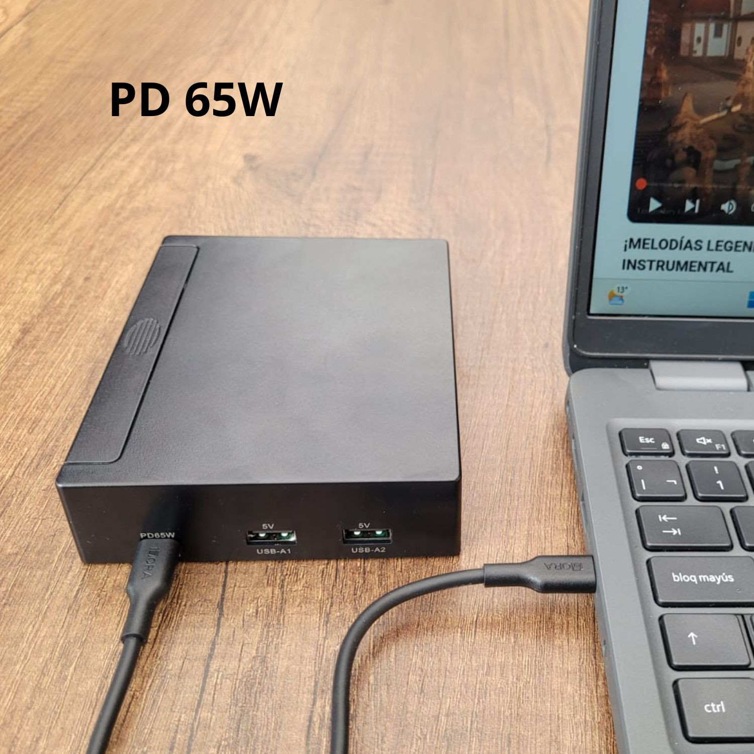 AU-ESTACION DE CARGA 6 PUERTOS 100W  USB C + USB A