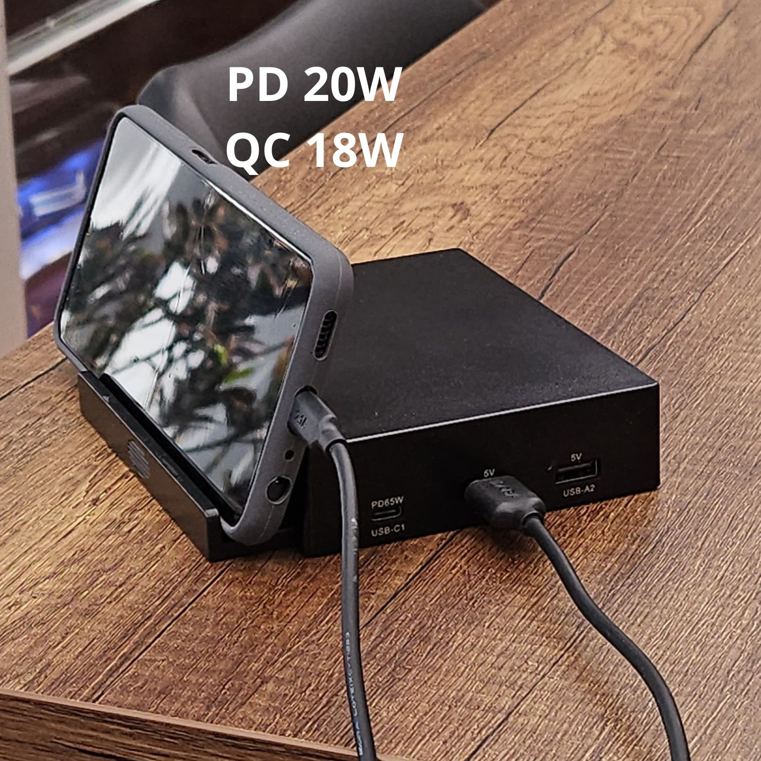 AU-ESTACION DE CARGA 6 PUERTOS 100W  USB C + USB A
