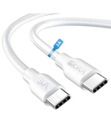 CABLE USB TIPO C MACHO MACHO 3A LONG 1M MOD. CAB252 1 HORA