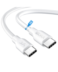 1H-CABLE USB PARA IPHONE 2.4A LONG 1M ROJO TRENSADO CAB250N