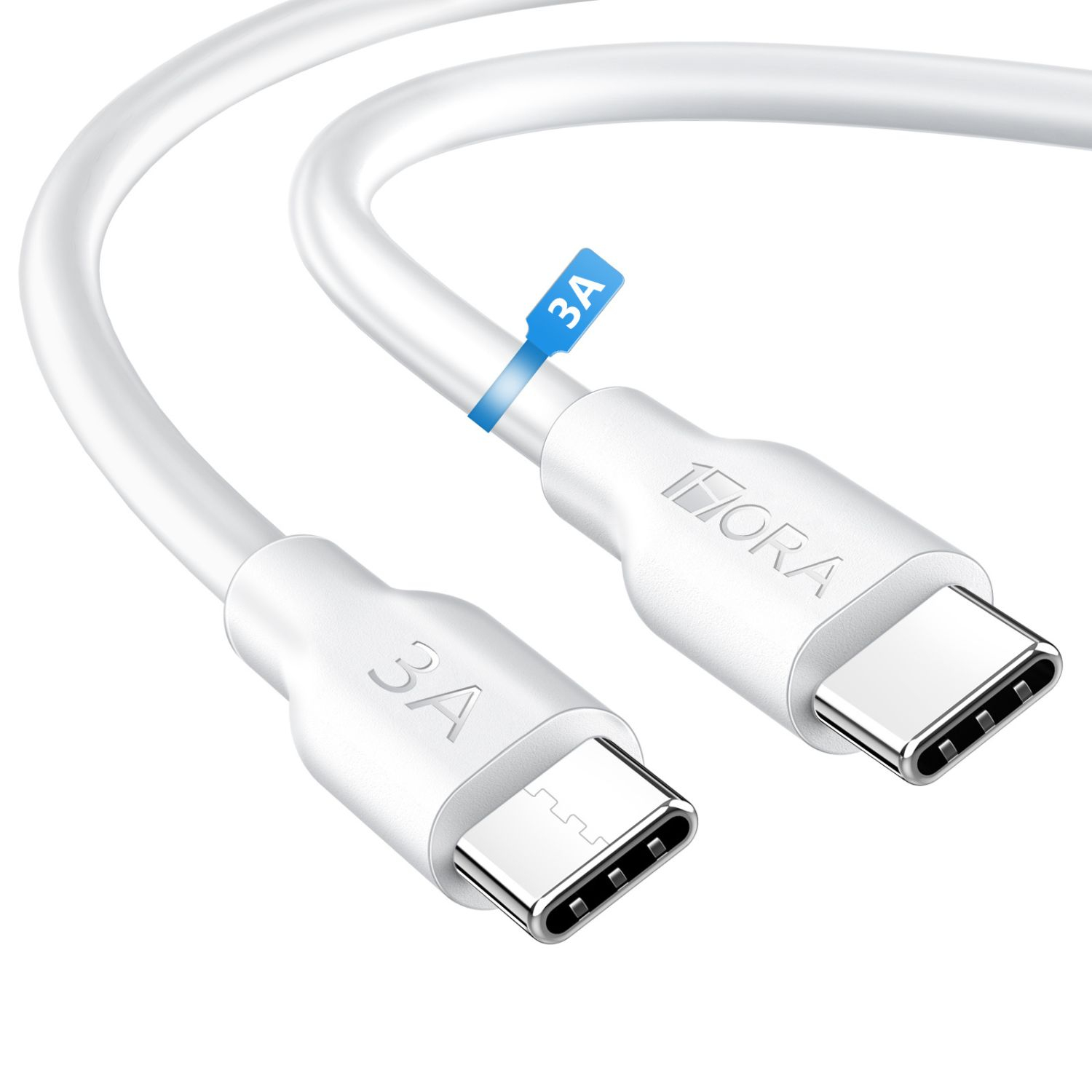 1H-CABLE USB TIPO C MACHO MACHO 3A LONG 1M MOD. CAB252