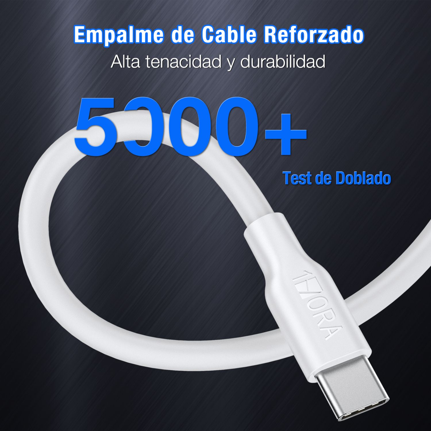 1H-CABLE USB TIPO C MACHO MACHO 3A LONG 1M MOD. CAB252