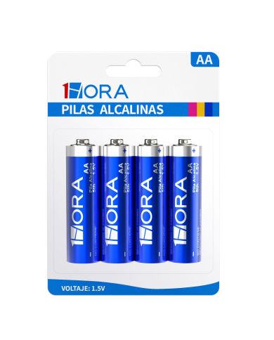 PILA AA AZUL BLISTER 4U 1 HORA