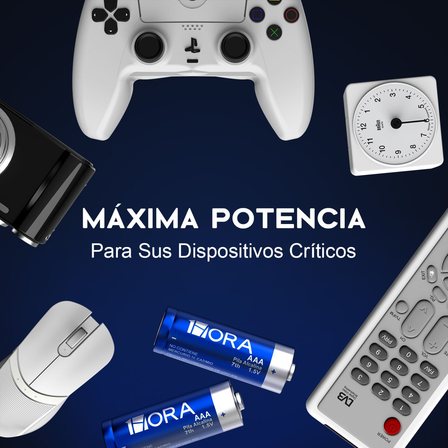 PILA AAA AZUL BLISTER 4U 1HORA