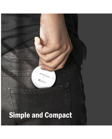 AUDIFONO BLUETOOTH TWS REDONDO MOD. AUT119 1 HORA