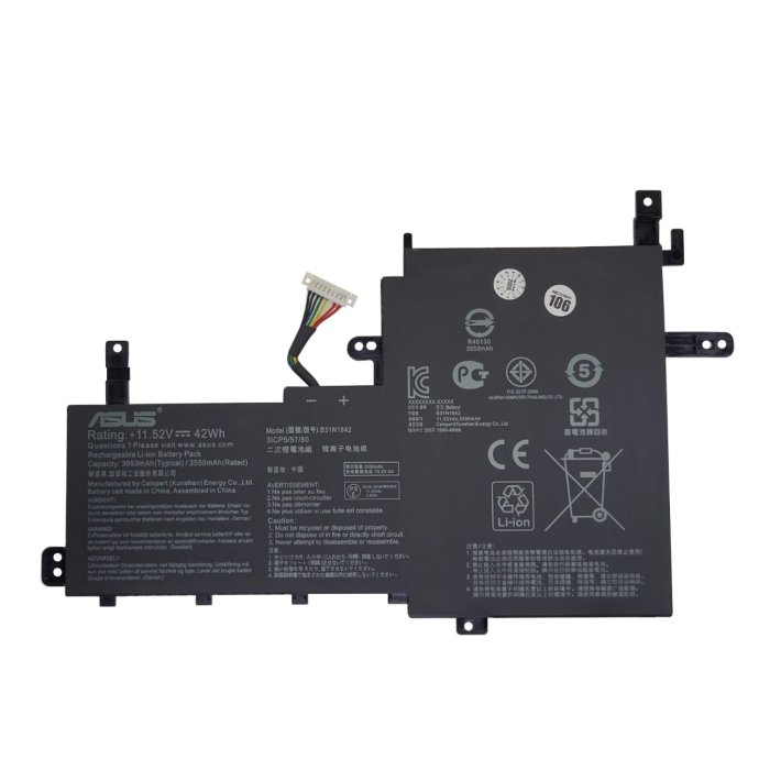 VC-BATERIA PARA ASUS B31N1842 11.4V 3600mAh