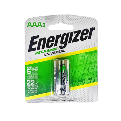 WA-PILA AAA RECARGABLE ENERGIZER BL/2