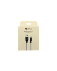 1H-CABLE USB TIPO V8 2.1A L-1m NEGRO MOD. CAB236N