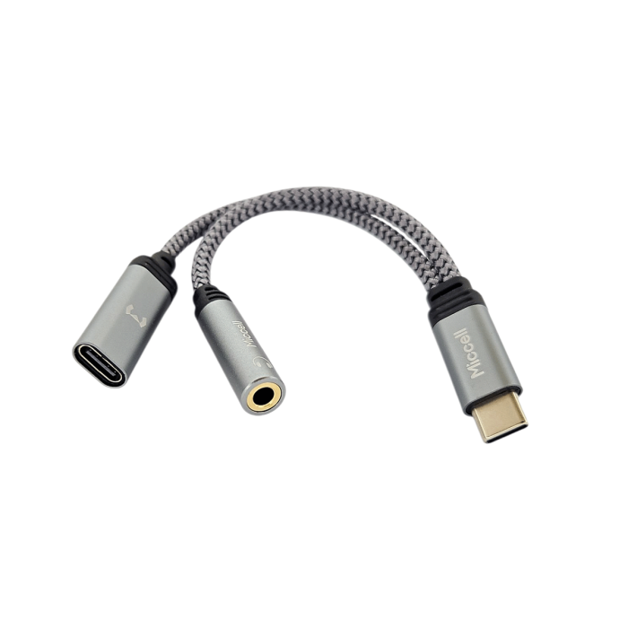 VQ-ADAPTADOR USB TIPO C A 3.5 + TIPO C