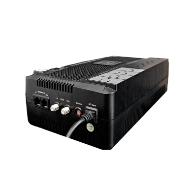 AP-UPS INTERACTIVO 600VA 360W BATERIA 12V 7Ah 9TOMAS 1xRJ45+2xUSB