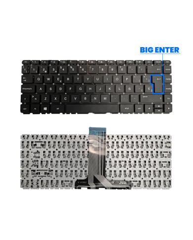VC-TECLADO PARA HP 13-5 X360 BIG ENTER NO FRAME