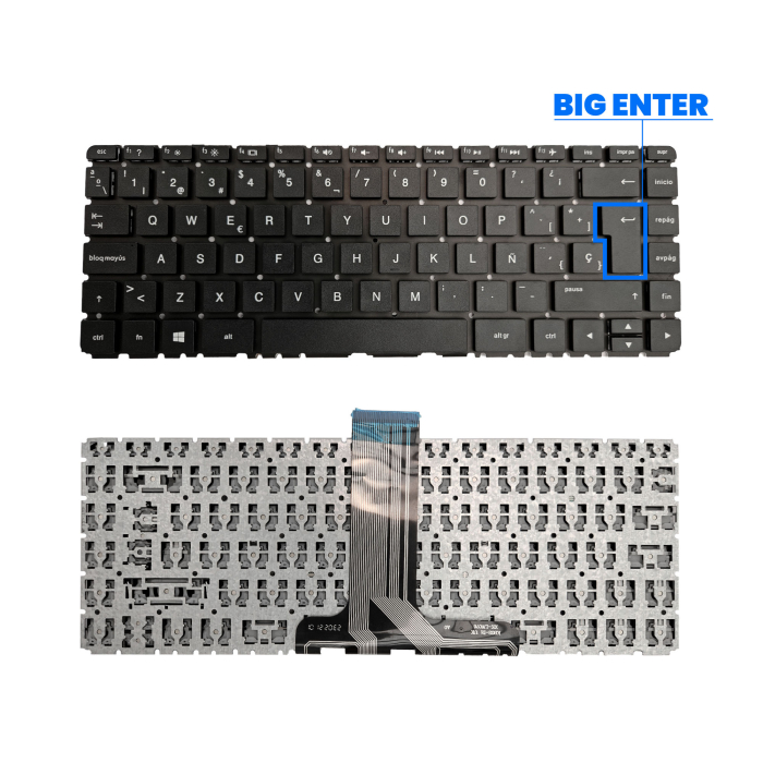 VC-TECLADO PARA HP 13-5 X360 BIG ENTER NO FRAME