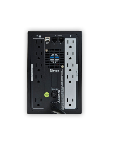 AP-UPS INTERACTIVO 2000VA 1200W 12V/9Ahx2 10 TOMAS RJ45 USB A USB C MOD. 5L-S200N