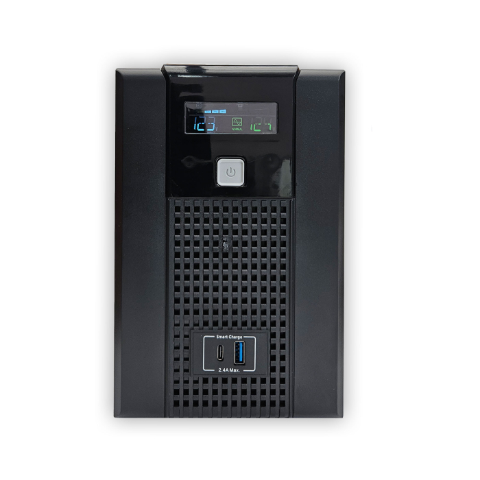 AP-UPS INTERACTIVO 2000VA 1200W 12V/9Ahx2 10 TOMAS RJ45 USB A USB C MOD. 5L-S200N