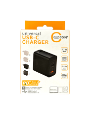 1H-COMBO CARGADOR VEHICULAR  TIPO C PD20W +QC 18W GRIS MOD. GAR241G