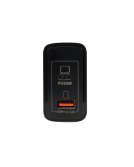 AU-CARGADOR CARGA RAPIDA PD 65W (TIPO C) + USB 5V 2.4A