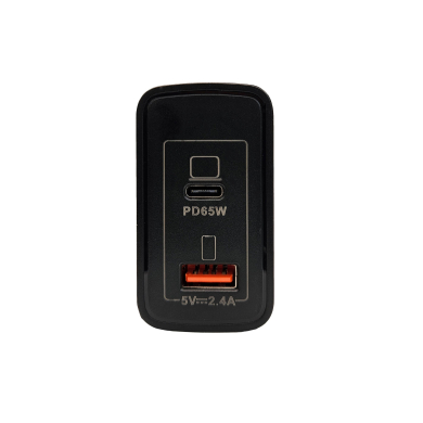 AU-CARGADOR CARGA RAPIDA PD 65W (TIPO C) + USB 5V 2.4A