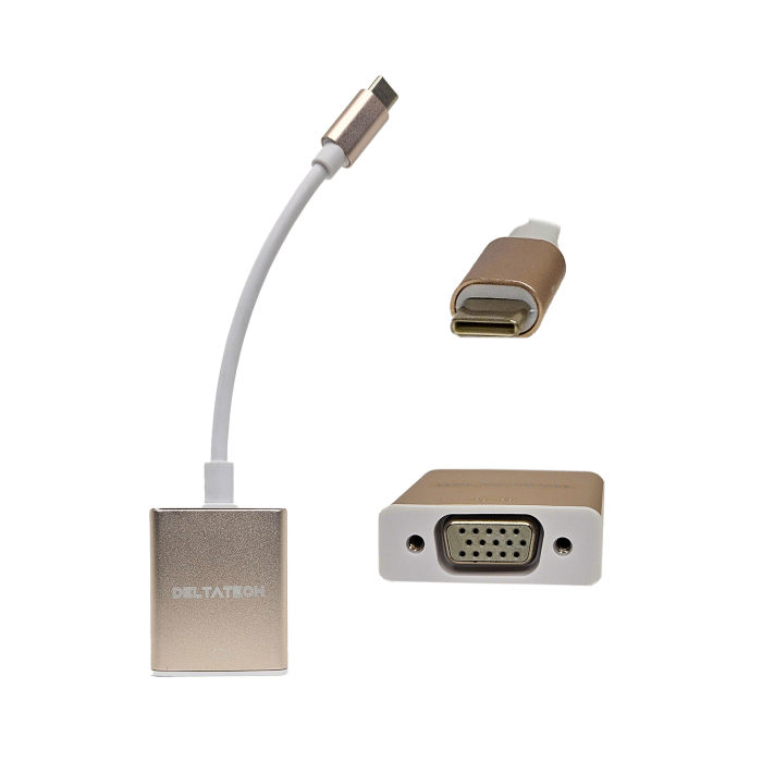 VC-ADAPTADOR USB TIPO C A VGA TAMAÑO 12 CM (GEN 2)