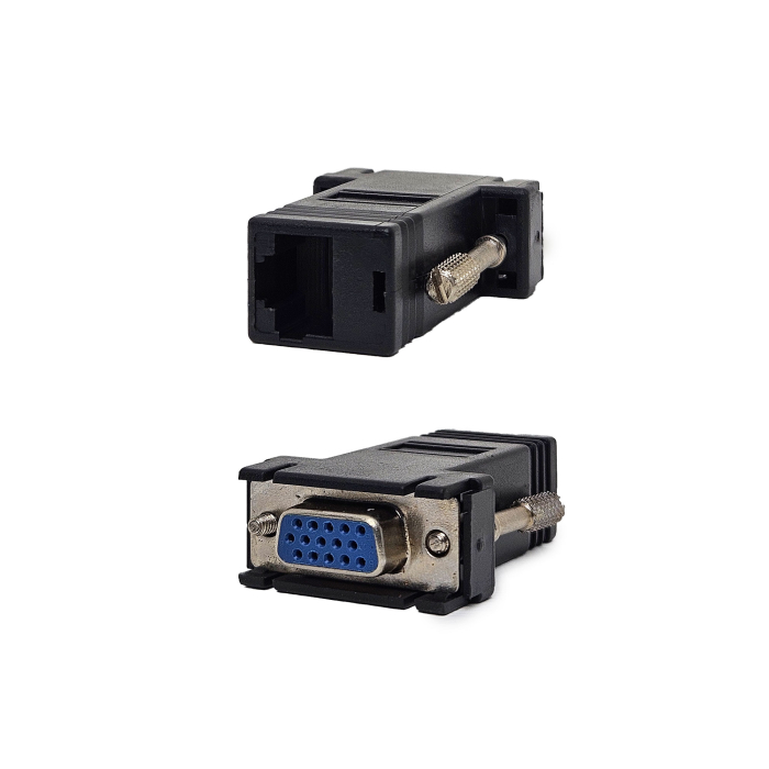 VC-KIT EXTENSOR DE SEÑAL VGA HEMBRA A RJ45 (PAR)