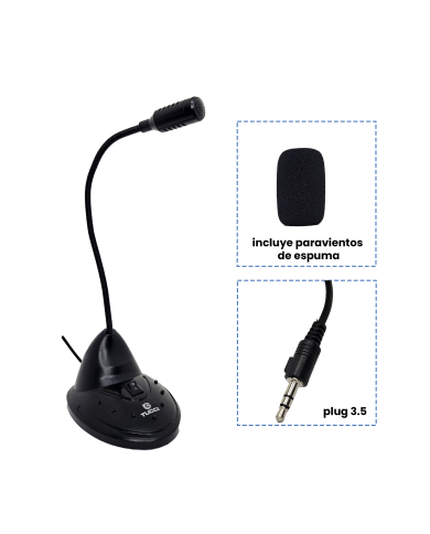 VC-MICROFONO MULTIMEDIA DE PEDESTAL PLUG 3.5 MOD MK-100 VC-MICROFONO MULTIMEDIA DE PEDESTAL PLUG 3.5 MOD MK-100