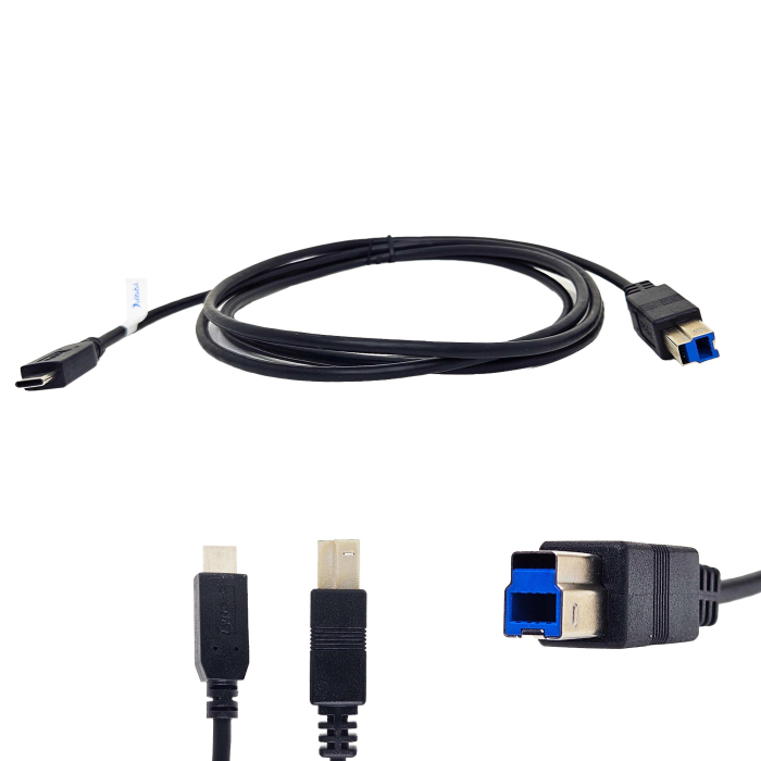 VC-CABLE USB TIPO C A USB 3.0 TIPO B DE IMPRESORA DE 2M