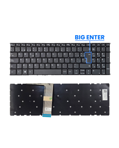 VC-TECLADO PARA LENOVO IDEAPAD 3-15ADA6 3-15ALC6 3-15ITL6 NO FRAME BIG ENTER