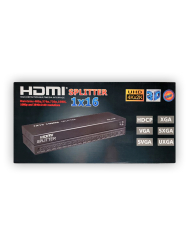 VC-SPLITER HDMI 16 PUERTOS 4Kx2K-3D