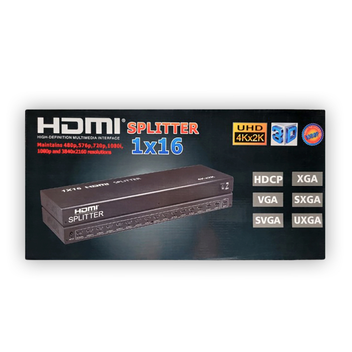 VC-SPLITER HDMI 16 PUERTOS 4Kx2K-3D