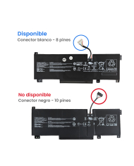VC-BATERIA PARA MSI BTY-M491 11.4V 4600mAh