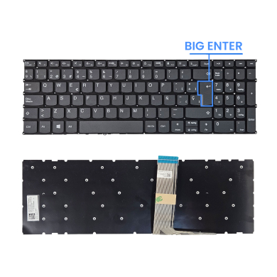 VC-TECLADO PARA LENOVO IDEAPAD 3-15ADA6 3-15ALC6 3-15ITL6 NO FRAME BIG ENTER