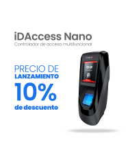 CI-CONTROL DE ACCESO IDACCESS NANO FIGERPRINT + RFID MIFARE (13.56MHz) + PIN