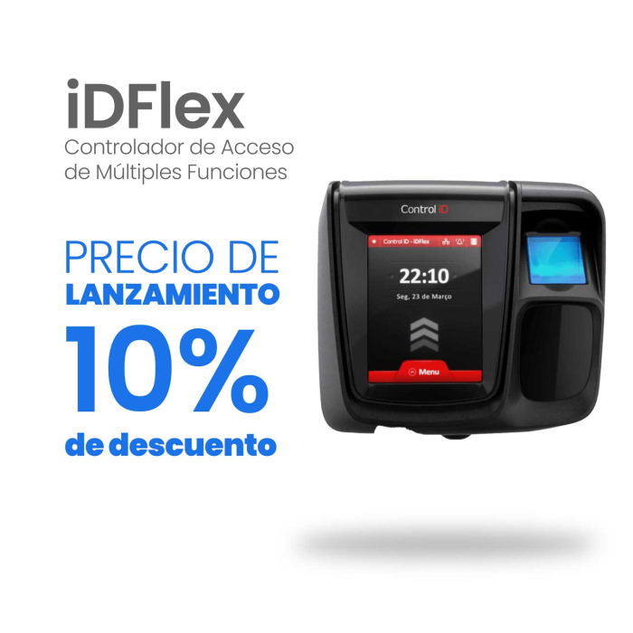CI-CONTROL DE ACCESO IDFLEX V.2 FINGERPRINT + RFID MIFARE(125KHZ)+PIN