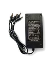 CARGADOR PARA CAMARA DE SEGURIDAD DE 12V 5A CON SPLITER DE 4 PUNTAS